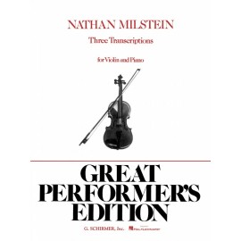 3 Transcriptions Violin and Piano Sheet Music NEW 050333740