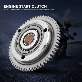 Ymiko Start Clutch Assembly,Motorcycle Engine Start Clutch Assembly Compatible with Lifan Zongshen Loncin CG200 CG250 CG 200 250