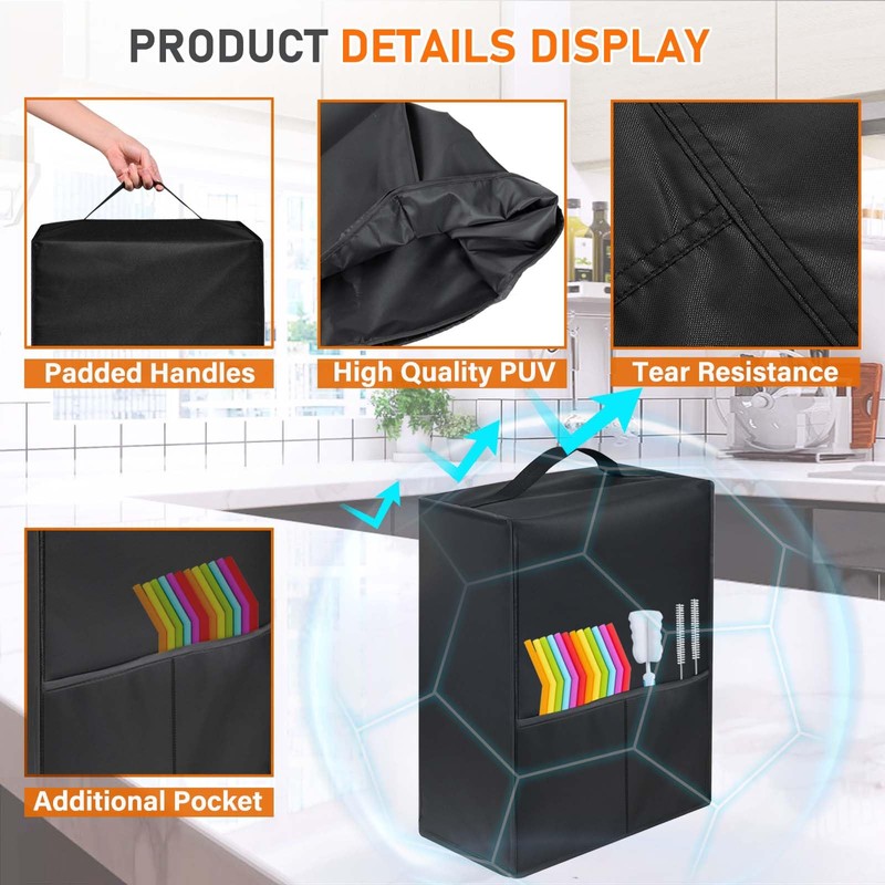 Lasesasies Juicer Cover, Waterproof & Dustproof, 9" x 15" x