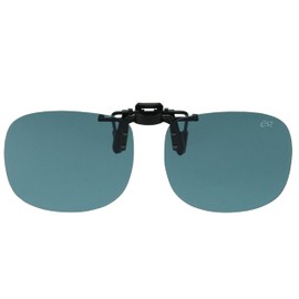 Eloico ER CLIP-ON BV-21 Polarized Front Clip-on Sunglasses, Sunglasses, UV Protection, Ultra Lightweight, Flip Up Type, UV Protection, UV Protection,, Black