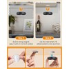 WILLED Under Cabinet Lighting Wireless,RGB Rechargeable Puck Lights with Remote