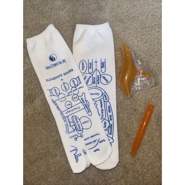 Unbranded Reflexology Socks W Trigger Point Massage Tool Foot Massage