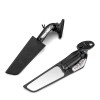 XM Adjust Wind Wing Rearview Stealth Mirrors LED Light For