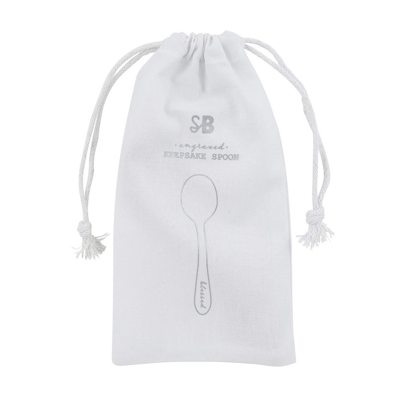 Stephan Baby Engraved Stainless Steel Keepsake Spoon, Blessed