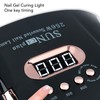 256W Nail Gel Curing Lamp Various Time Setting Detachable Bottom