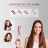 Straightening Comb for Black Hair,Heating Up to 450°F Pressing Combs