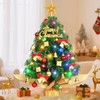 SeasonBliss 24 Inch Table Top Mini Christmas Tree Set, Christmas