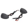 Pair Motorcycle Turn Signal Light with Grill Cover 3 Wires