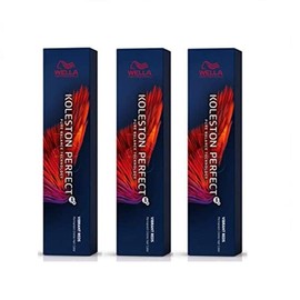 Wella Koleston Perfect Me+ Vibrant Reds 55/65 Pack of 3 Intense Light Violet Mahogany Brown 60ml