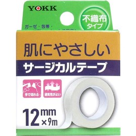 【１０個セット】 ヨック サージカルテープ 不織布タイプ 12mm*9m(1コ入)×１０個セット
