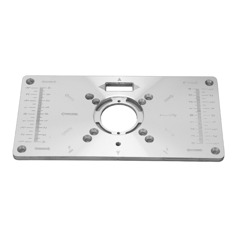 Aluminium Router Table Insert Plate for Woodworking Benches Milling Trimming