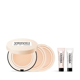 Bidi Beach BD Beach Nude Perfection Skin Fit Cushion Set (Main product 15g + Refill 2EA 15g) SPF 50+ PA++++ / Dry cushion / 비디비치 누드 퍼펙션 스킨 핏 쿠션 세트 (본품15g + 리필 2EA 15g) SPF 50+ PA++++ / 건성 쿠션