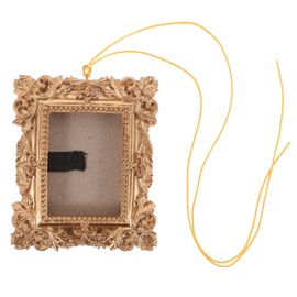 Homoyoyo Christmas Tree Hanging Frame Mini Vintage Picture Frames for Photo Displaying Wall Ornament Christmas Tree Mini Photo Frame Hanging Decor