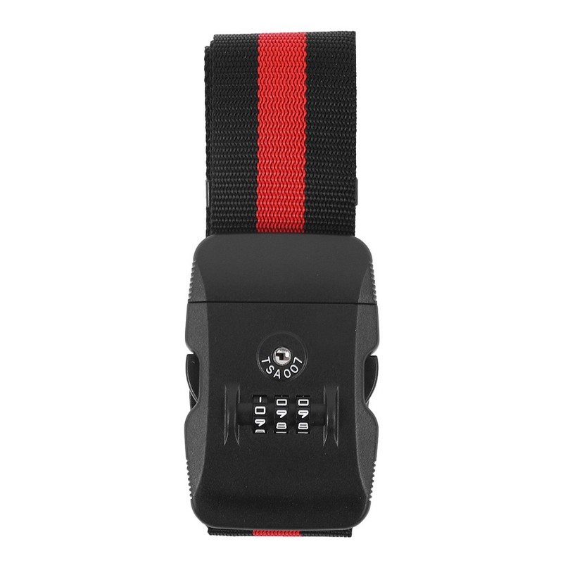Luggage Strap Cross Straps Travel Suitcase Belt TSA Combination Lock