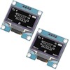 WINGONEER 2pcs 1.3" IIC I2C Serial 128x64 SSH 1106 OLED