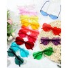GCQJOQ 12 Pairs Heart Sunglasses for Women, Pink Heart Glasses