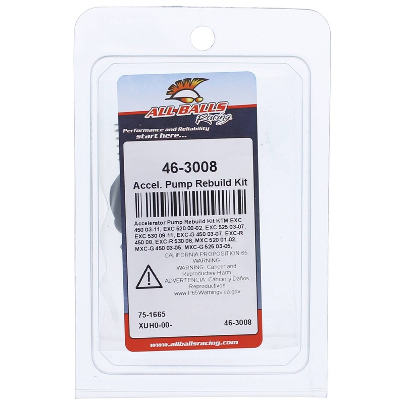 All Balls 46-3008 Accel. Pump Rebuild Kit