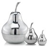 Modern Day Accents Peral Polished Pear, Silver, Fruit, Tabletop, Transitional,