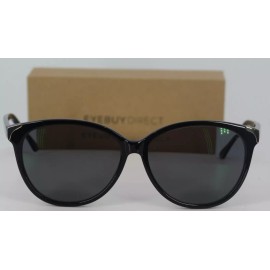 Eyebuydirect Lima Black L 60-15-140 Cat Eye Eyeglasses FRAMES ONLY