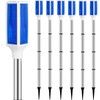 Macarrie 6 Pcs Solar Powered Driveway Markers Reflector Lights Landscape