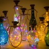 6PCS 20LED Solar String Lights Waterproof Wine Bottle Cork Lamp