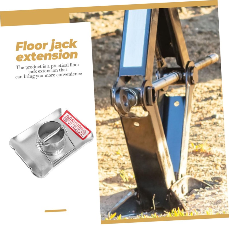 GRIRIW Electric Tongue Jack Foot Pad Detachable Support Plate and