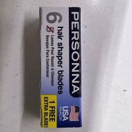 Personna (5+1 Blades) Personna Hair Shaper Blades Stainless Blade (6 blades pack)