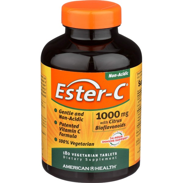 American Health Ester-C 1000 MG w Citrus Bioflavonoid, 180 CT