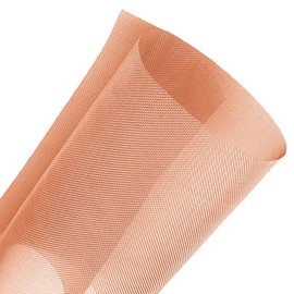 Copper Wire Mesh Pure Copper Sieve Woven Wire Mesh Brass Mesh for Dense Filter Fabric, Air Conditioning, Antistatic Building Floor, 30 x 150 cm, 40 Mesh