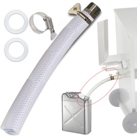 Fryer Drain Extension Hose for Bayou Classic 700-602 Bayou, 15in Fryer Drain Hose for Bayou Classic 700-701, 700-725, 700-709, 700-704 (High Temperature Tube 15inch)