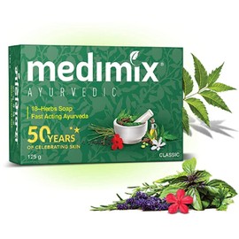 Medimix Medimix Herbal Handmade Ayurvedic 18 Herb Soap, 125 (Pack of 5)