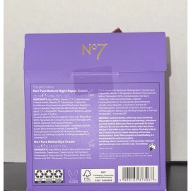 No7 Retinol Duo Set Eye & Night Repair Cream Anti-Aging Gift Ready