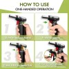 Homitt Butane Torch with Fuel Gauge, Refillable Soldering Cooking Torch