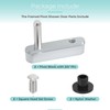Shuisen Shower Door Pivot Block with 3/4" Pin for Framed