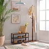VASAGLE Coat Rack, Solid Wood Coat Stand, Free Standing Hall