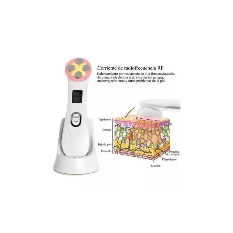 Dearbeauty Máquina Facial Ems+ Reafirmante+led +electroporador Arrugas