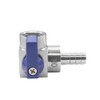BesNPT Stainless Steel 90 Degrees Elbow Ball Valve 3/8" Barb