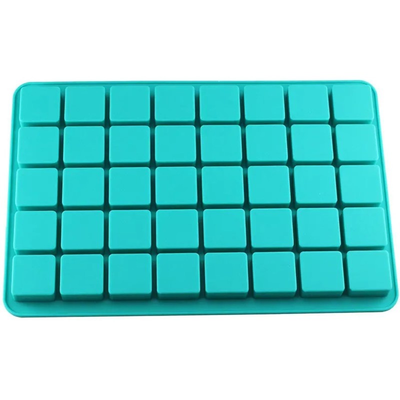 EPYHREHM 40 Cavity Square Caramel Silicone Chocolate Molds For Chocolate