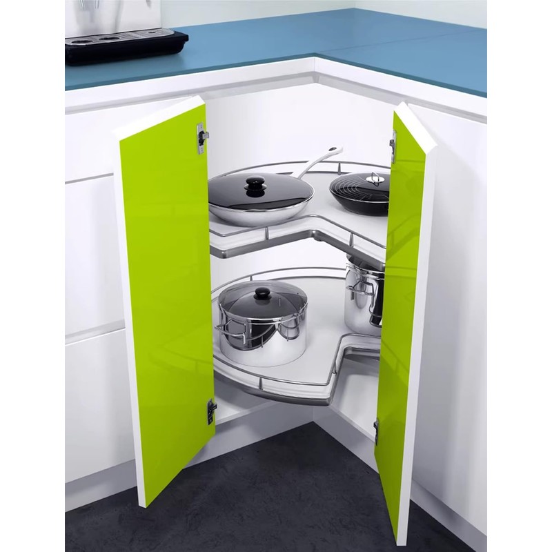 2 Pack 165 Degree Frameless Cabinet Doors Hinges, Clip ON