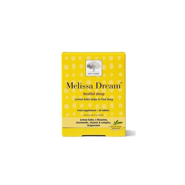 New Nordic Melissa Dream 40 Tablets