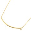 Pinky & Diane Women's Gold Color Bar Necklace, 925 Silver,