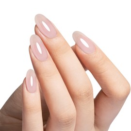 MAYCHAO 7-in-ONE Clear Pink Builder Nail Gel, 15ML Builder Base Strengthening Gel UV/LED Building Nail Gel in a Bottle for Nail Repair Nail Strengthen Hard Gel Builder Nail Extension Gel Builder