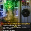 HEYCOLOR 7 FT LED Lighted Palm Tree with Coconuts Outdoor