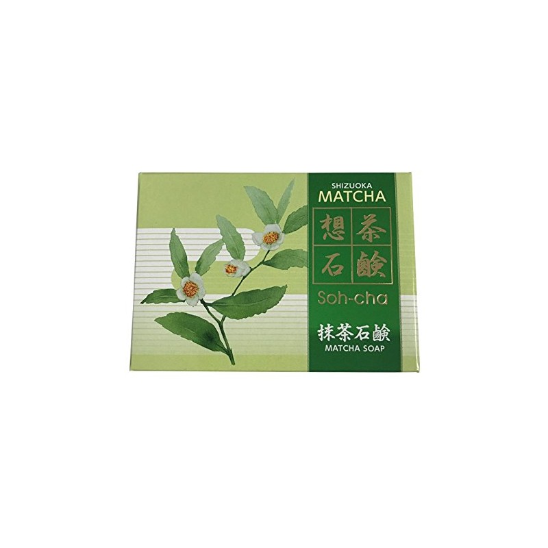 From S Soap, Matcha Green Tea (with Whipping Net), 2.8