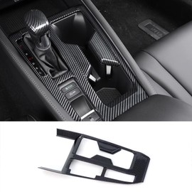 KELEIMAI Car Accessories Fit for Honda Accord 2023 2024 2025 Interior Gear Shift Knob Console Panel Trims Cup Holder Frame Cover (Carbon Fiber Style) ABS 1PC