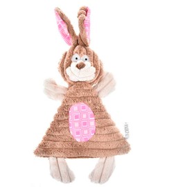 Tau Trading Cute Plush Squeak and Crackle Dog Toy - Bunny