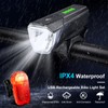 HiiPeak Bicycle Light Set StVZO Approved Bicycle Light with USB
