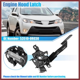 HEROFFIX 53510-0R030 Car Engine Hood Latch Lock for Toyota RAV4 2013 2014 2015 2016 2017 2018 Hood Latch Assembly Hood Lock Assy 535100R030 Replace Parts