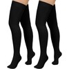 Totexil 2 Pairs Compression Stockings for Women & Men,20-30mmHg Thigh