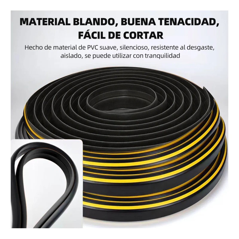 Organizador Y Protector De Cables Para Pisosd-line Con 5m